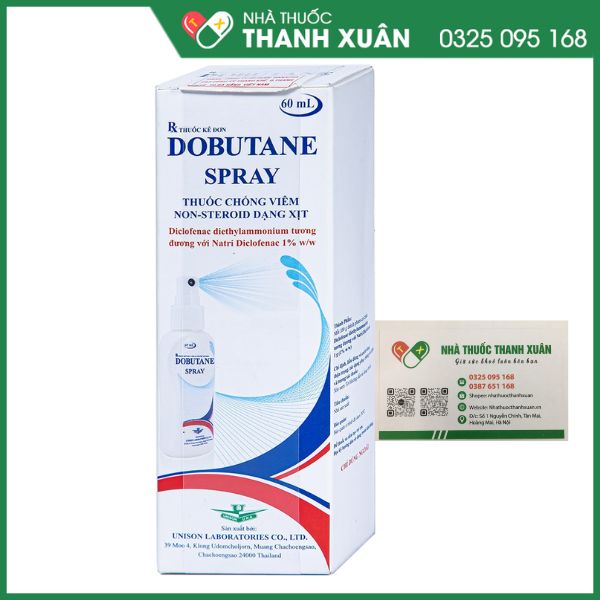 Dobutane Spray thuốc giảm đau, chống viêm